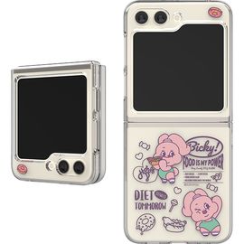 [S2B] Just For You Vicky Galaxy Z Flip 5 Transparent Slim Case_Impact Protection, Bumper Case, Transparent Case_Made in Korea